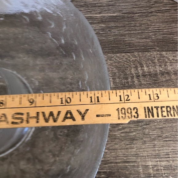 Vintage Textured Glass Serving Bowl - Picture 5 of 10